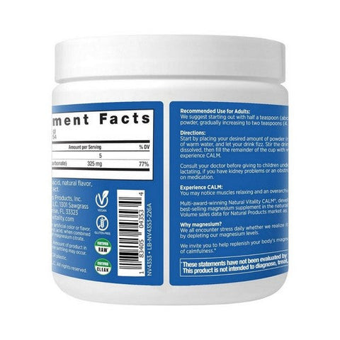 Natural Vitality, CALM Cherry, 8 Oz Natural Vitality