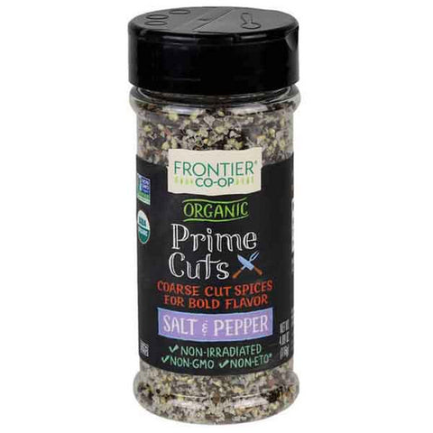 Frontier Coop, Organic Prime Cuts Salt And Pepper, 4.09 Oz