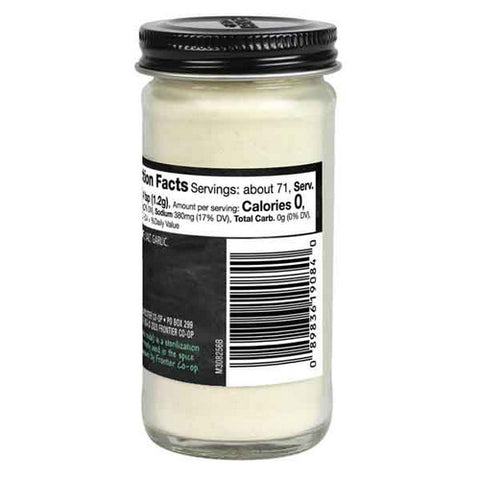 Frontier Coop, Garlic Salt Seasoning, 2.29 Oz