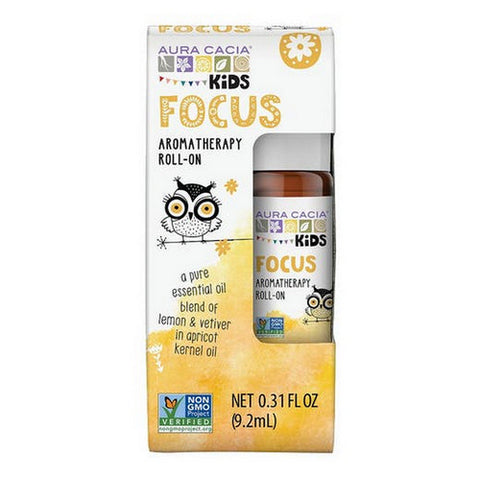 Aura Cacia, Kids Focus Roll On, 0.31 Oz