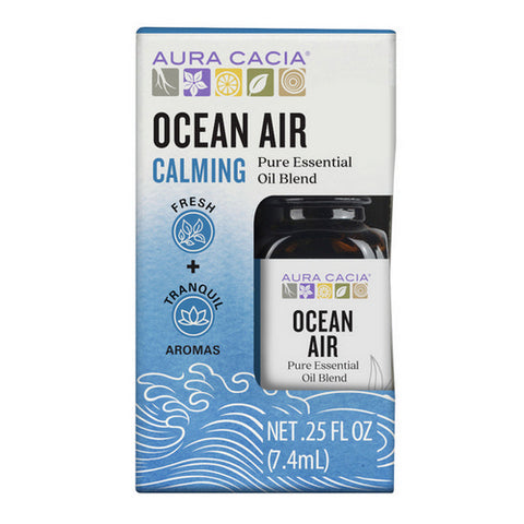 Aura Cacia, Ocean Air  Essential Oil Blend, 0.25 Oz