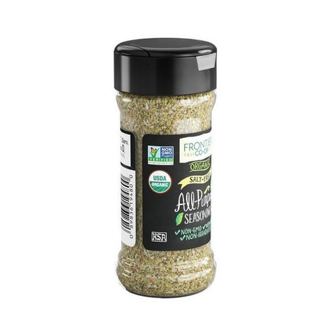 Frontier Coop, Organic Salt Free All Purpose Seasoning, 2.5 Oz