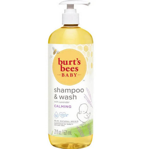 Burts Bees, Baby Bee Calming Tear Free Shampoo And Wash, 21 Oz
