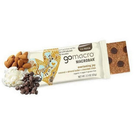 Gomacro, MacroBar Coconut Almond Butter Chocolate Chip, 12 Count Gomacro