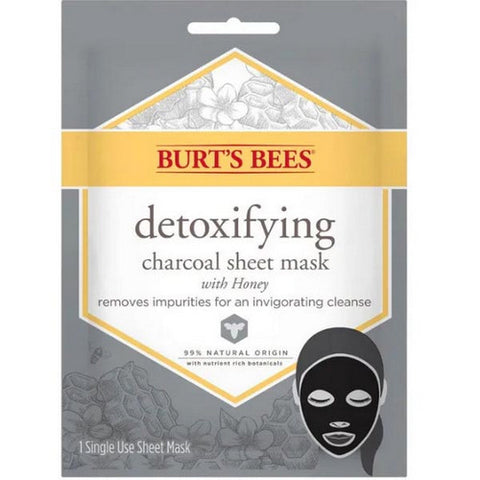 Burts Bees, Detoxifying Charcoal Sheet Mask, 0.33 Oz