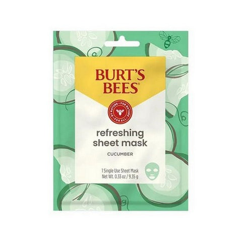 Burts Bees, Refreshing Cucumber Sheet Mask, 1 Count