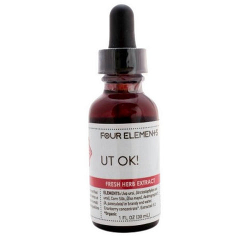 Four Elements Herbals, UT OK Herbal Tincture, 1 Oz