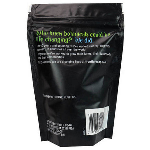 Frontier Coop, Organic Seedless Rosehips Cut And Sifted, 8.29 Oz