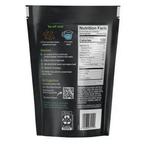 Frontier Coop, Spicy Black Bean Soup Mix, 7.9 Oz