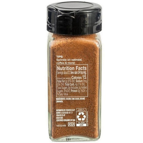 Simply Organic, Organic Spice Right Cinnamon Sugar Trio, 3.1 Oz