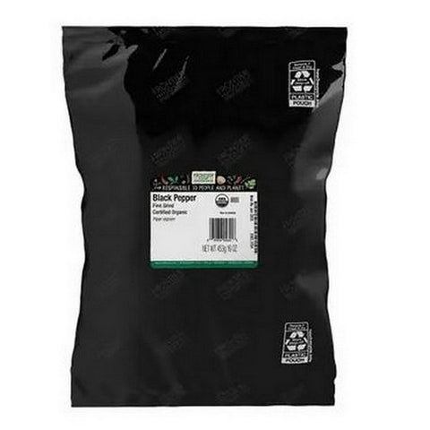 Frontier Coop, Organic Fine Grind Black Pepper, 1 Lb