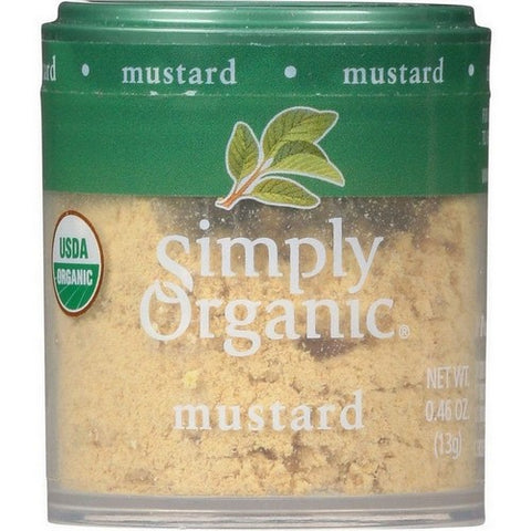 Simply Organic, Organic Mustard Seed Ground, 0.46 Oz