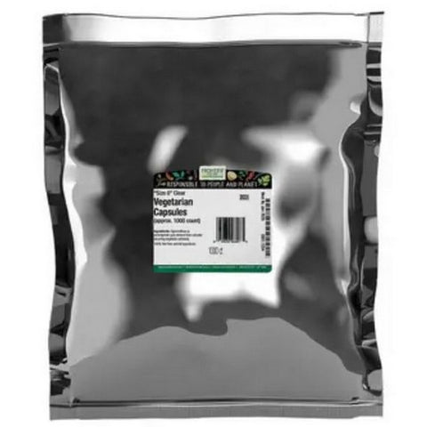Frontier Coop, Frontier Clear Vegetarian 0 Capsules, 1000 Count