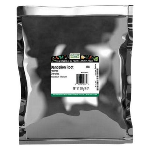 Frontier Coop, Roasted Dandelion Root Granules (Drip Grind), 1 Lb