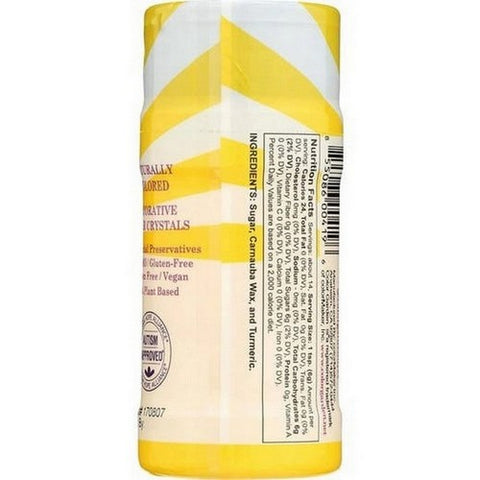 Color Garden, Yellow Natural Sugar Crystals, 3 Oz