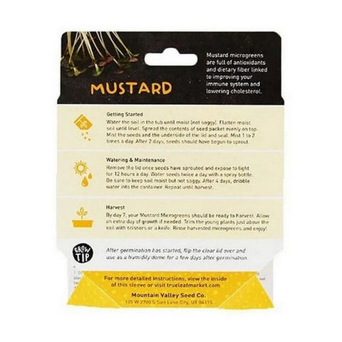 Handy Pantry, Mustard Microgreen Kit, 1 Count
