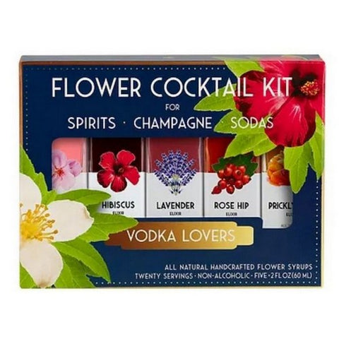 Floral Elixir Co., Vodka Lovers Cocktail Kit, 5 Count