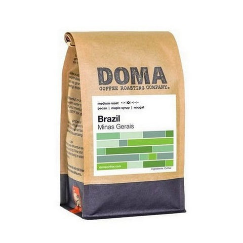 DOMA Coffee Roasting Company, Brazil Whole Bean Coffee, 12 Oz