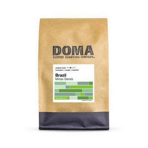 DOMA Coffee Roasting Company, Brazil Whole Bean Coffee, 12 Oz
