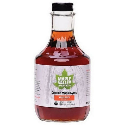Maple Valley Cooperative, Amber & Rich Organic Maple Syrup, 32 Oz