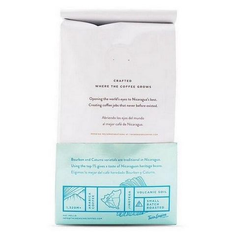 Twin Engine Coffee, Organic Estate Medium Whole Bean Coffee, 14 Oz