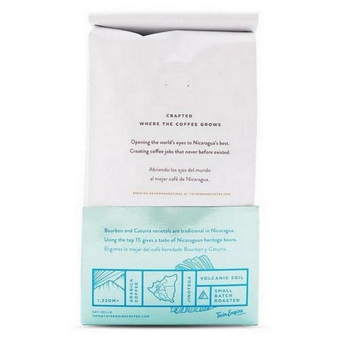 Twin Engine Coffee, Organic Estate Dark Whole Bean Coffee, 14 Oz