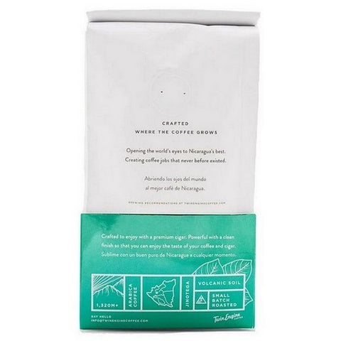 Twin Engine Coffee, Organic Ground Cigar No 1 Medium Coffee, 14 Oz