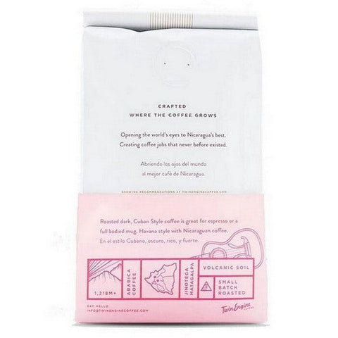 Twin Engine Coffee, Organic Ground Cuban Style Coffee, 7 Oz Twin Engine Coffee