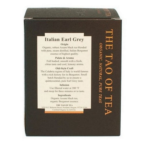 Nature's Answer, Organic Italian Earl Grey Pyramid Sachets, 15 Count