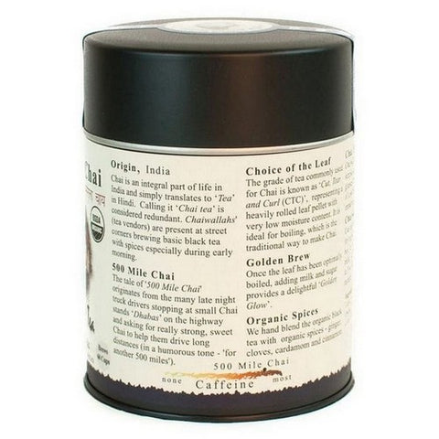 Nature's Answer, Organic Black Tea And Spices 500 Mile Chai, 4 Oz