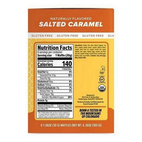 Honey Stinger, Organic Salted Caramel Waffle, 1.06 Oz
