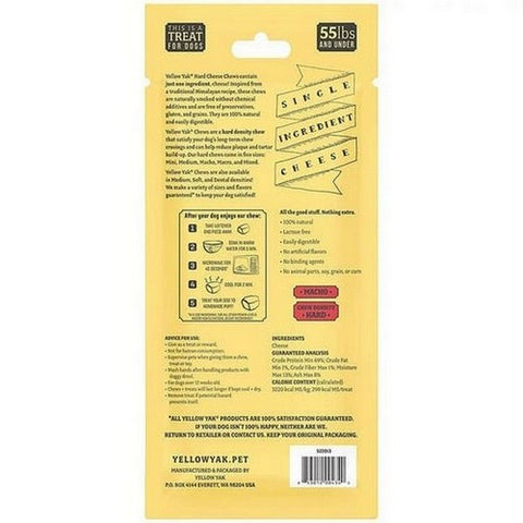 Yellow Yak, Macho Cheese Yaky Chew For Dog, 3.3 Oz