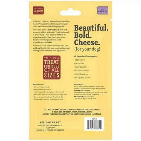 Yellow Yak, Chicken Yum Chews, 4.5 Oz Yellow Yak