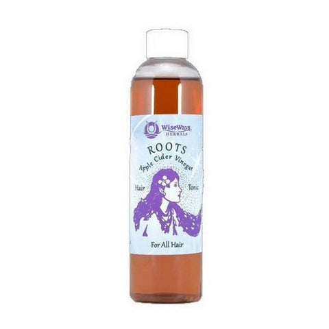 Wise Ways Herbals, Roots Apple Cider Vinegar Hair Rinse, 8 Oz