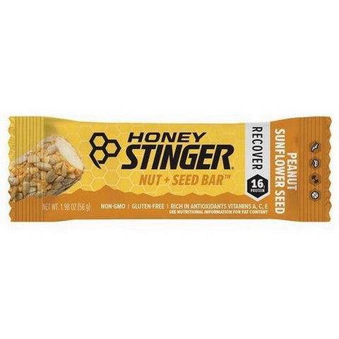 Honey Stinger, Peanut Sunflower Nut + Seed Bar, 1.98 Oz