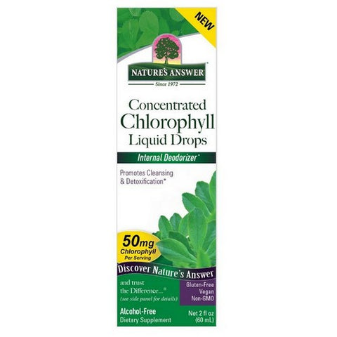 Nature's Answer, Chlorophyll Concentrated Liquid Drops, 2 Oz
