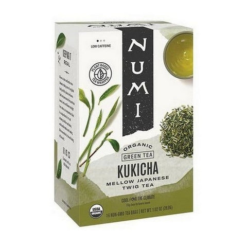 Numi Tea, Organic Kukicha Tea, 16 Bags