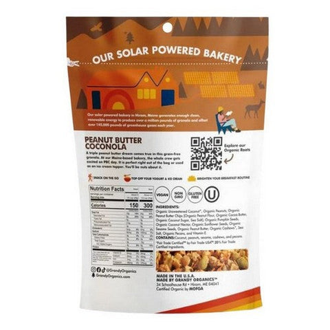 Grandy Oats, Peanut Butter Coconola, 9 Oz Grandy Oats