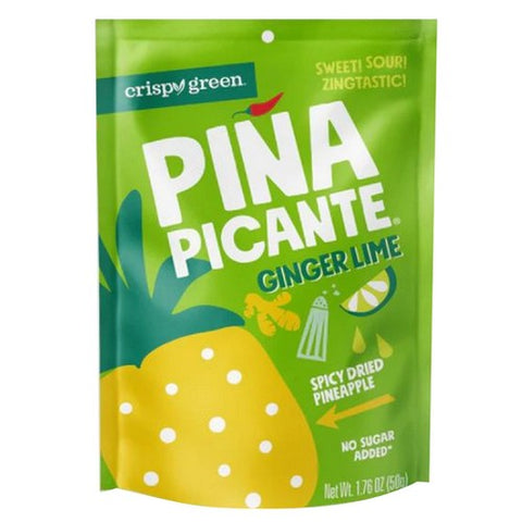 Crispy Green, Pina Picante Ginger Lime Freeze Dried Fruit, 1.76 Oz