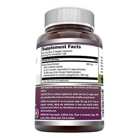 Amazing Nutrition, Amazing Formulas Grapeseed Extract, 16000 Mg, 240 VegCaps