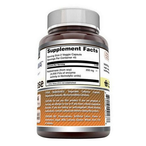 Amazing Nutrition, Amazing Formulas Nattokinase, 100 mg, 90 VegCaps