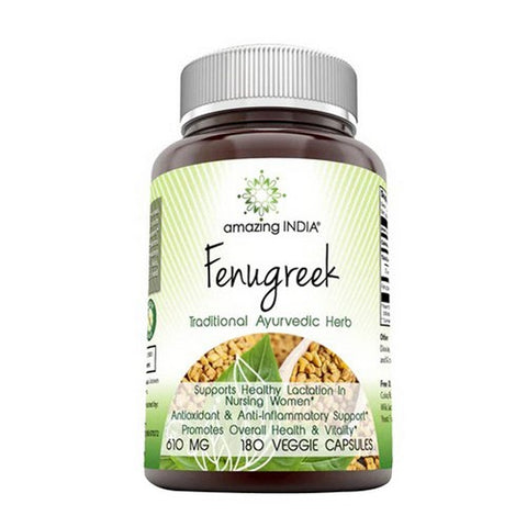 Amazing Nutrition, Amazing India Fenugreek, 610 mg, 180 VegCaps