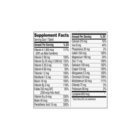 Centrum, Men Multivitamin And Multimineral Supplement, 120 Tabs Centrum