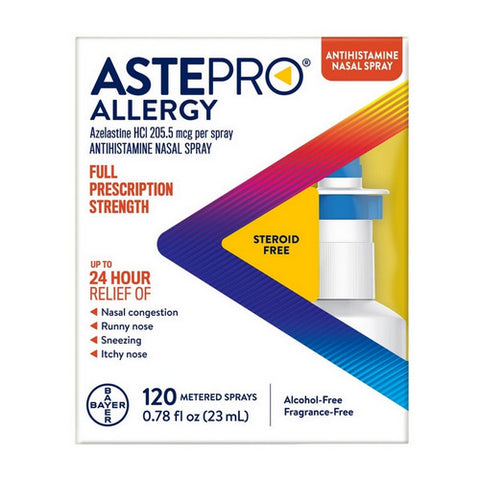 Allergy Nasal Spray 24 Hour Allergy Relief Antihistamine 120 Each by Astepro