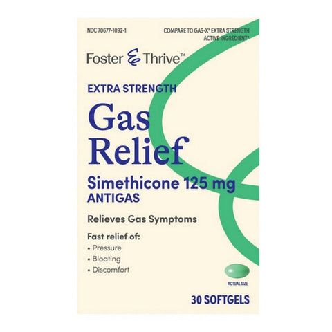 Gas Relief Softgels Extra Strength 30 Each by Health Mart