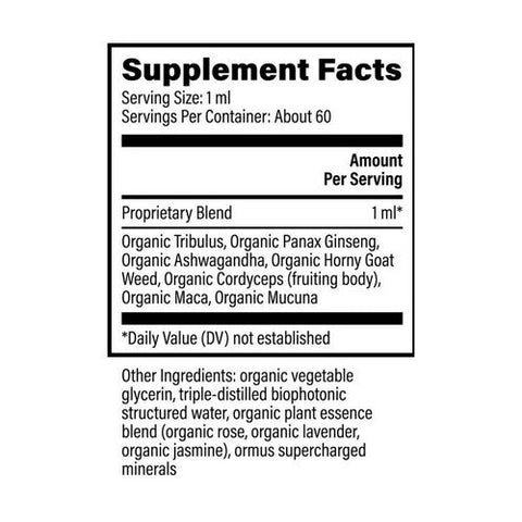Global Healing Center, Raw Herbal Extract Men's Hormone Support, 2 Oz Global Healing Center