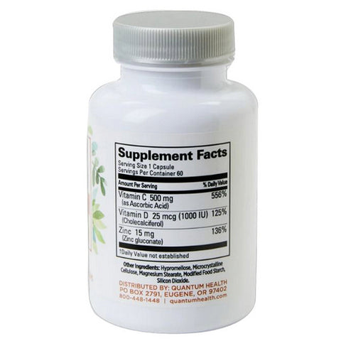 Quantum Health, CDZ Immune Support, 60 Caps