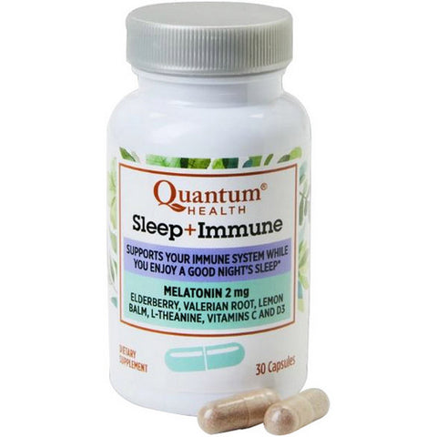 Quantum Health, Sleep + Immune, 2 Mg, 30 Caps