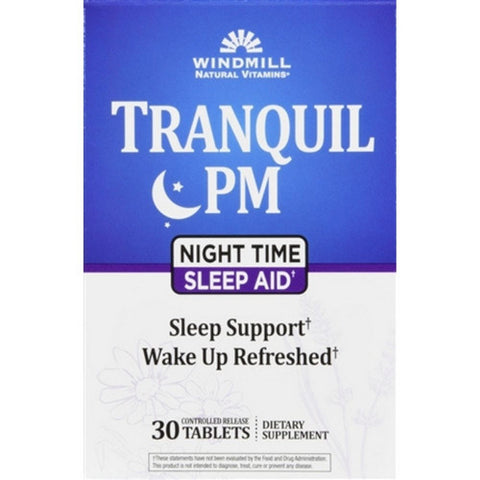 Windmill, Tranquil PM, 30 Tablets