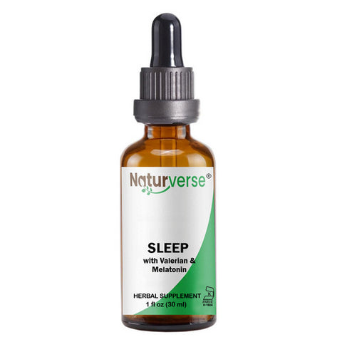 Naturverse, Sleep With Valerian And Melatonin Liquid Extract, 1 Oz